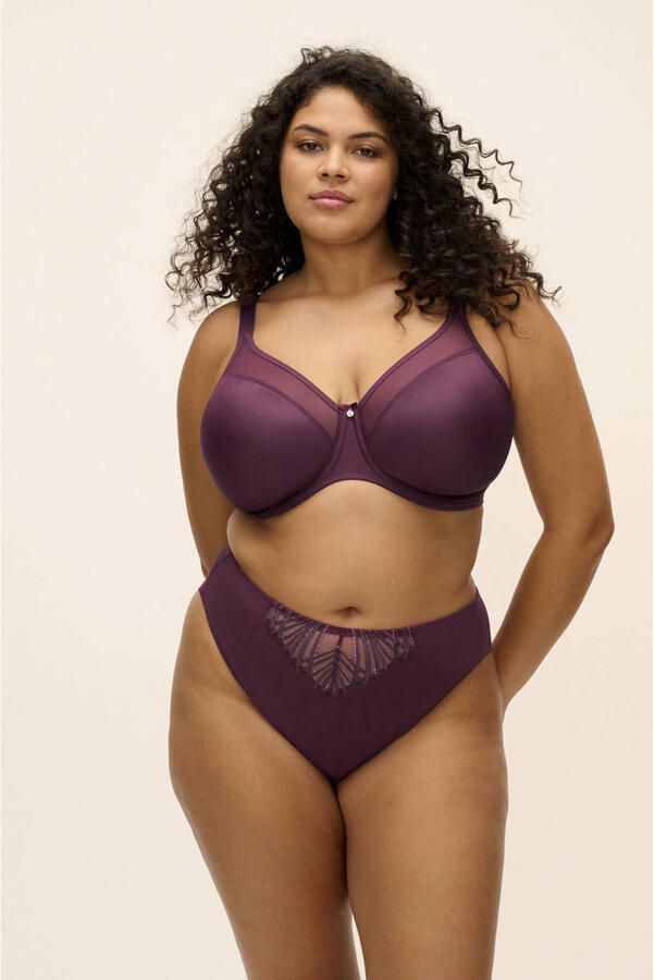 Elomi Smooth voorgevormde T-shirt-bh aubergine