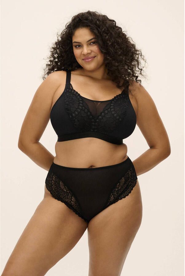 Elomi Tiernie niet-voorgevormde bralette zwart