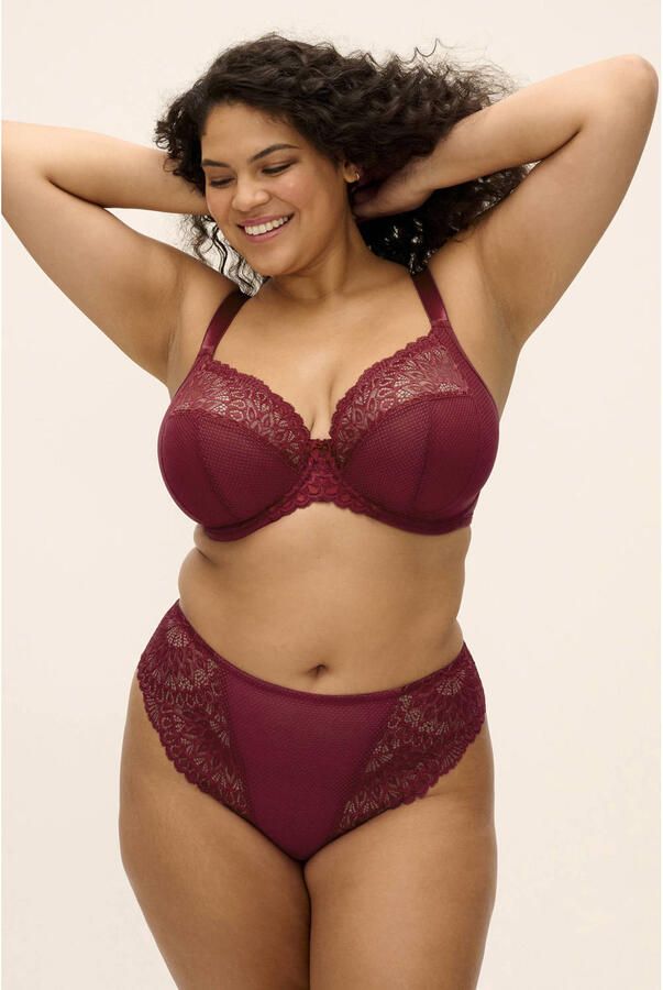 Elomi Tiernie string donkerrood