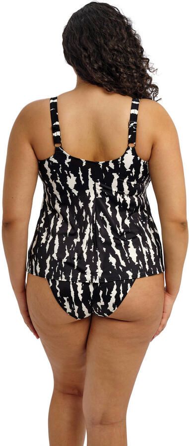 Elomi voorgevormde tankini bikinitop Echo Shell zwart wit - Foto 2