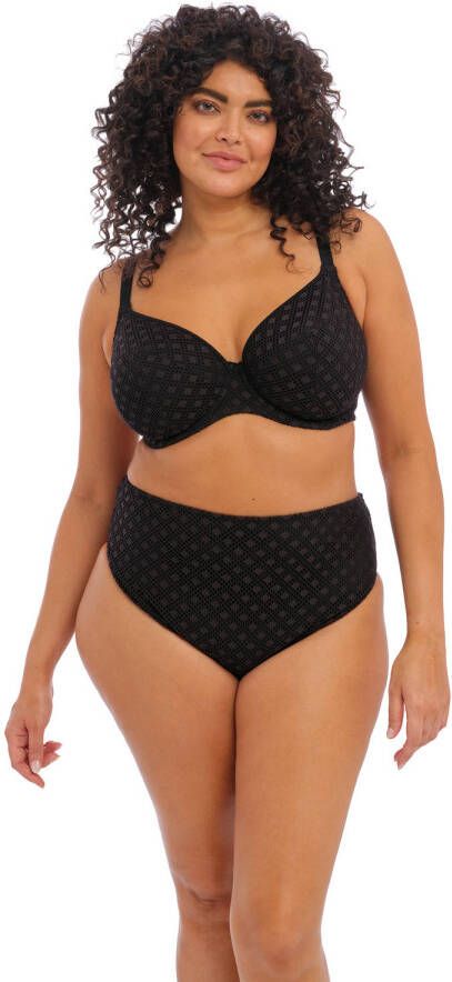 Elomi niet-voorgevormde crochet beugel bikinitop Bazaruto zwart