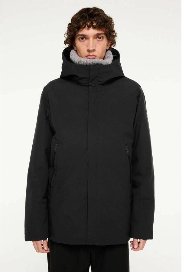 Elvine jas Vhinner van gerecycled polyester black