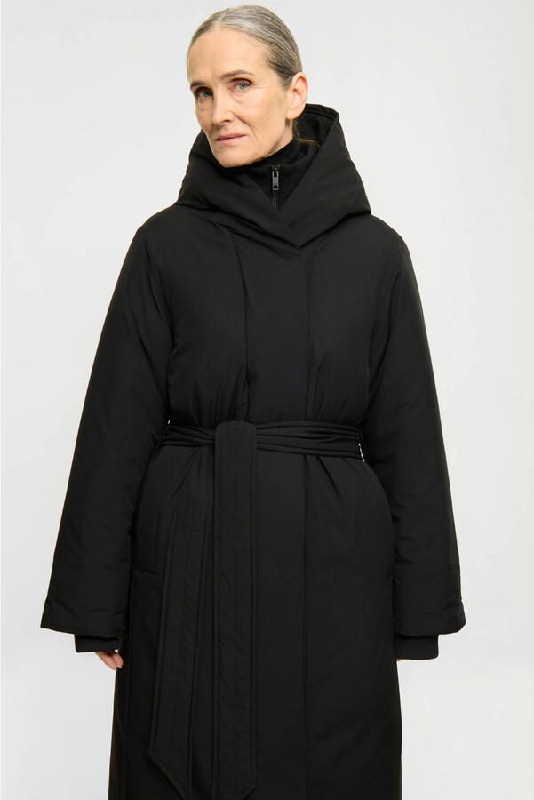 Elvine winterjas zwart