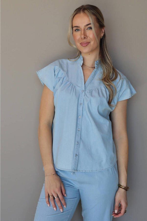 Elvira Collections blouse blauw