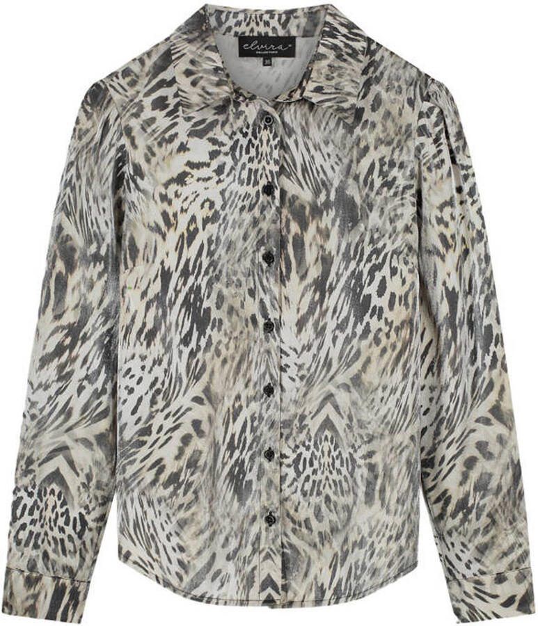 Elvira Collections blouse grijsgroen - Foto 3