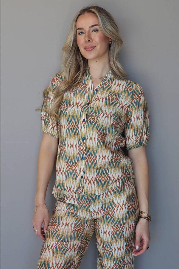 Elvira Collections blouse groen