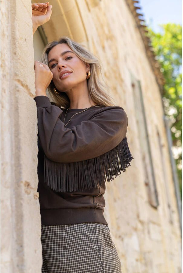 Elvira Collections sweater bruin