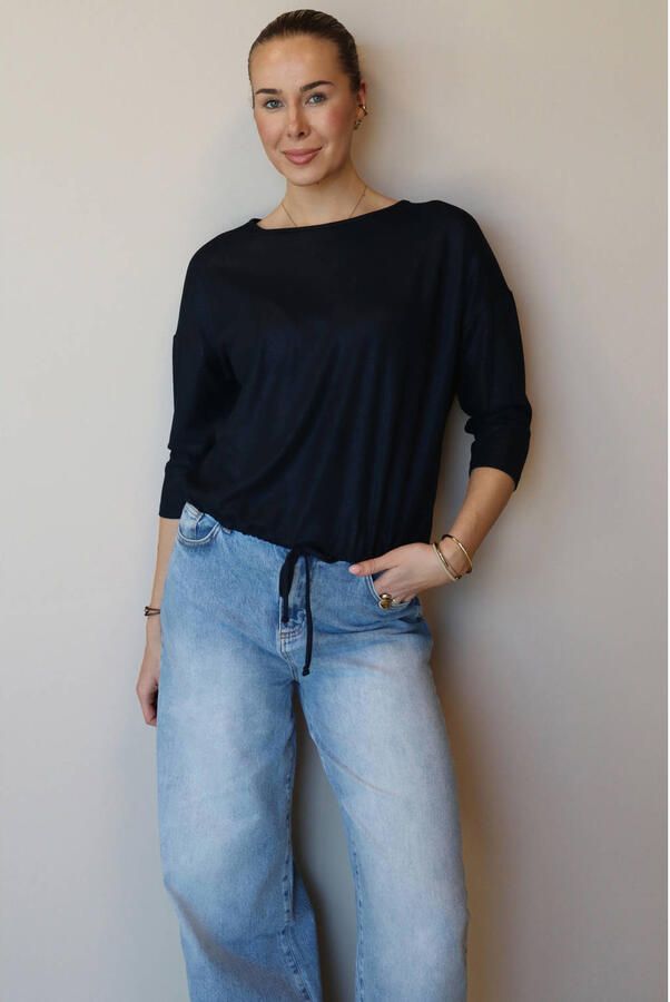 Elvira Collections top marineblauw