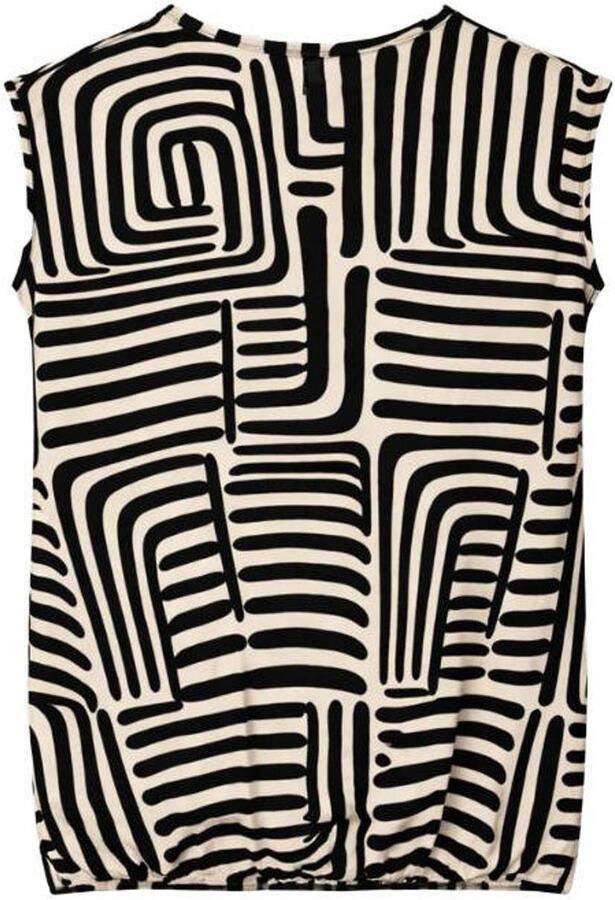 Elvira Collections top met zebraprint zwart - Foto 2