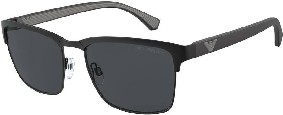Emporio Armani EA 2087 301487 Zonnebril Mat Zwart Black Heren