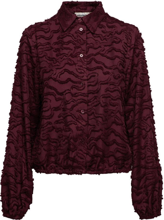 &Co Woman blouse donkerrood