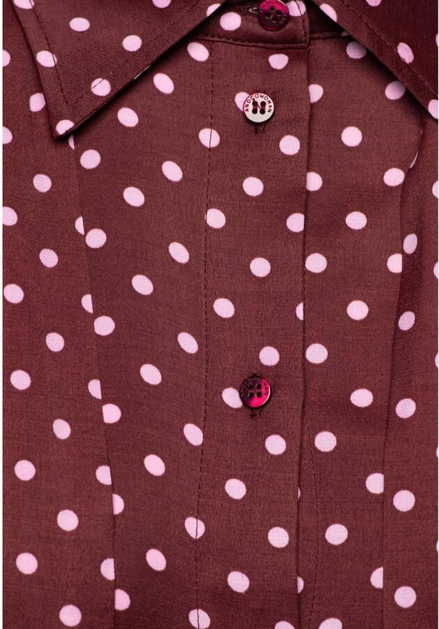 &Co Woman blouse met stippen donkerrood - Foto 2