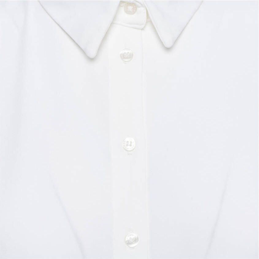 &Co Woman Oversized Hemd mit V-Ausschnitt White Dames