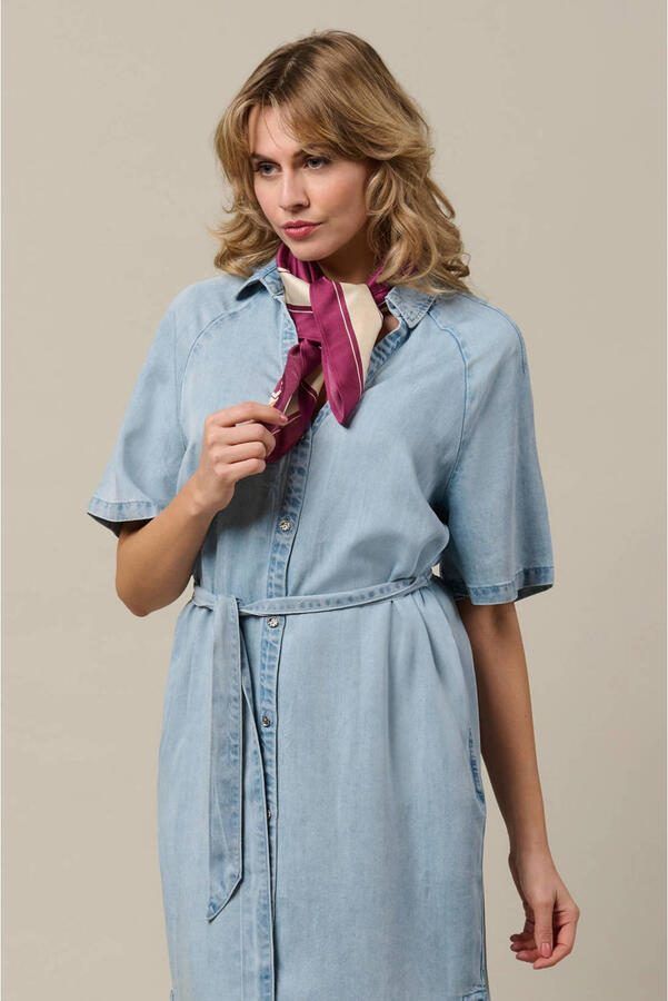 &Co Woman blousejurk lichtblauw