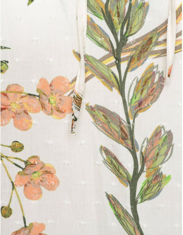 &Co Woman gebloemde blousetop wit - Foto 2