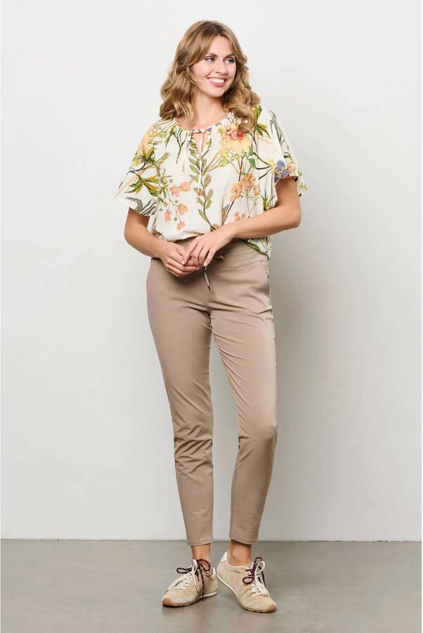 &Co Woman gebloemde blousetop wit - Foto 3