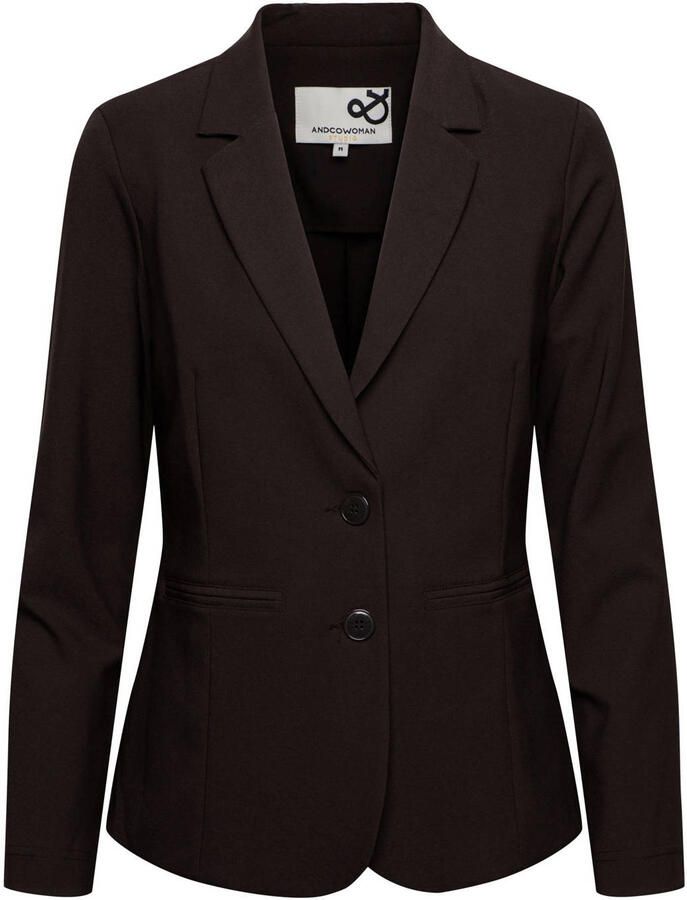 &Co Woman getailleerde blazer bruin