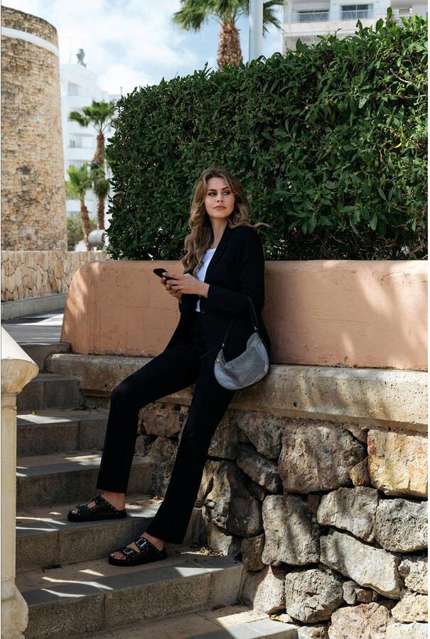 &Co Woman getailleerde blazer PHILEINE TRAVEL zwart - Foto 2
