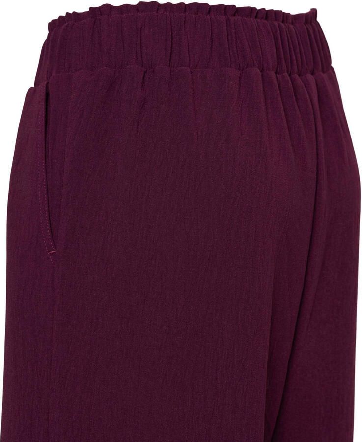 &Co Woman high waist broek donkerrood - Foto 2