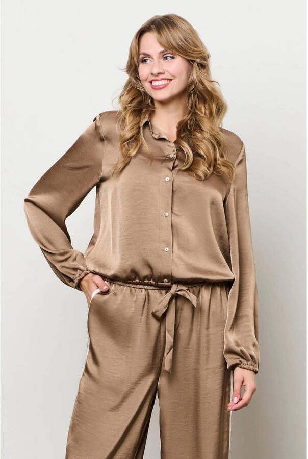 &Co Woman blouse bruin