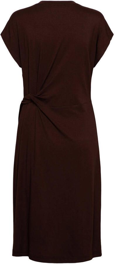 &Co Woman midi jurk donkerbruin - Foto 2