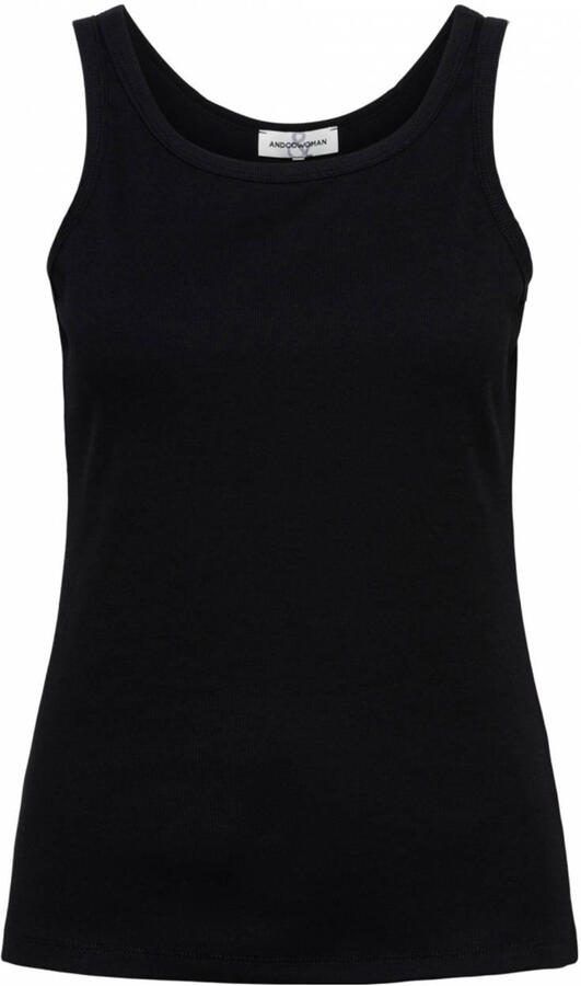 &Co Woman mouwloze top zwart - Foto 2