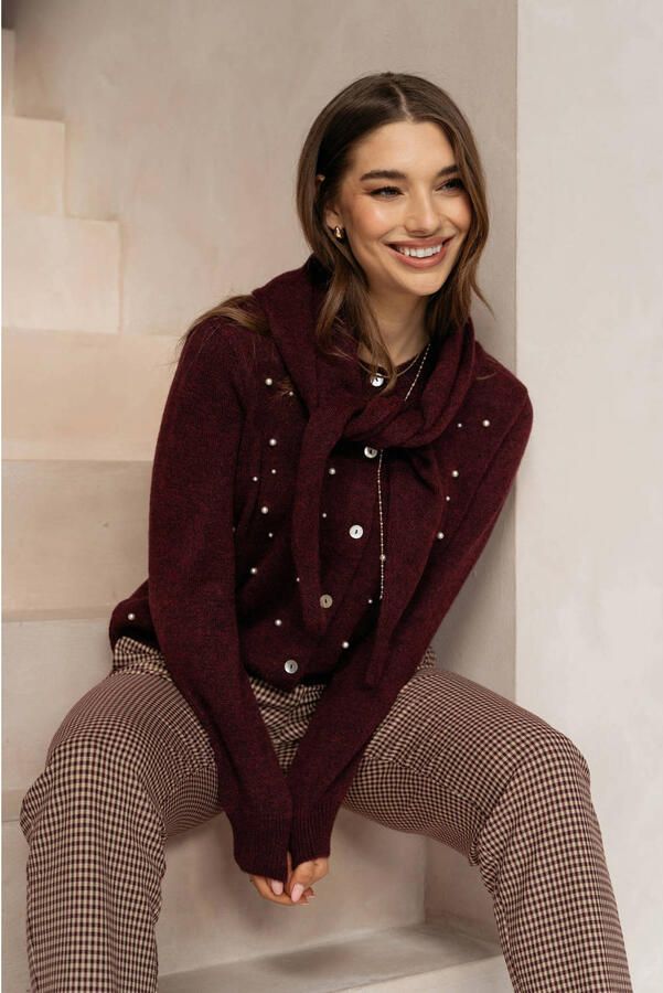 &Co Woman slim fit geruite broek meerkleurig - Foto 2