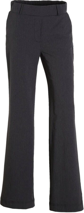 &Co Woman straight fit broek PATRICE TRAVEL antraciet