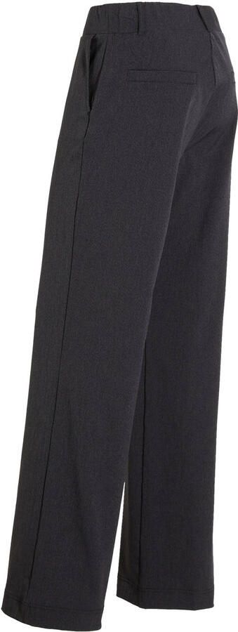 &Co Woman straight fit broek PATRICE TRAVEL antraciet - Foto 3