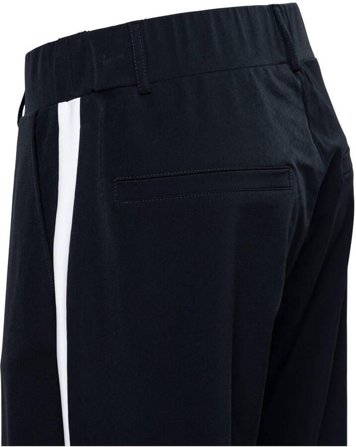&Co Woman straight regular waist broek donkerblauw - Foto 2