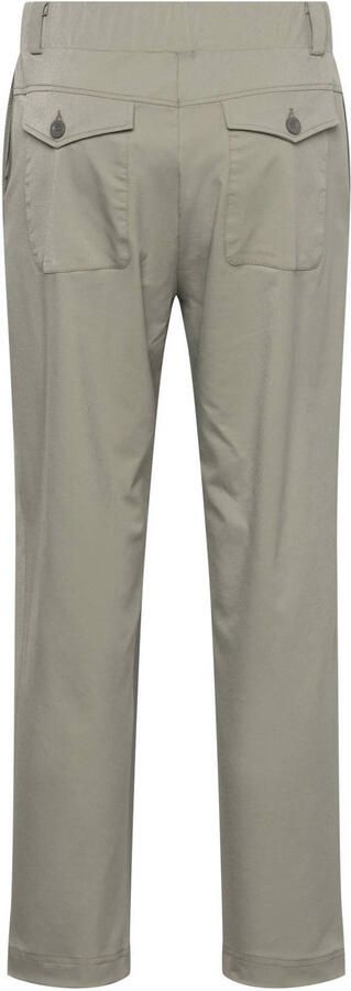 &Co Woman straight regular waist broek kaki - Foto 3