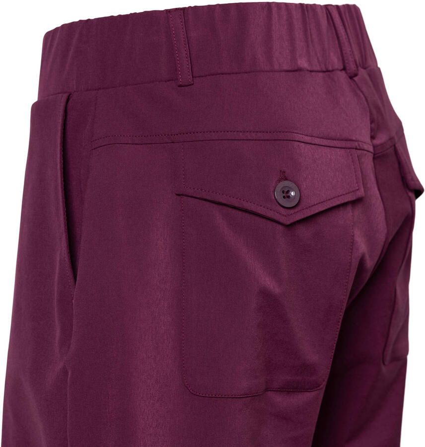 &Co Woman straight regular waist casual short donkerrood - Foto 2