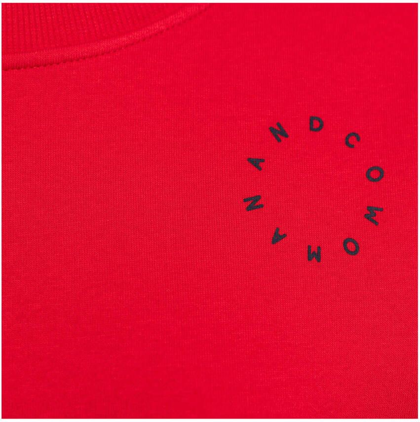 &Co Woman sweater met backprint rood - Foto 2