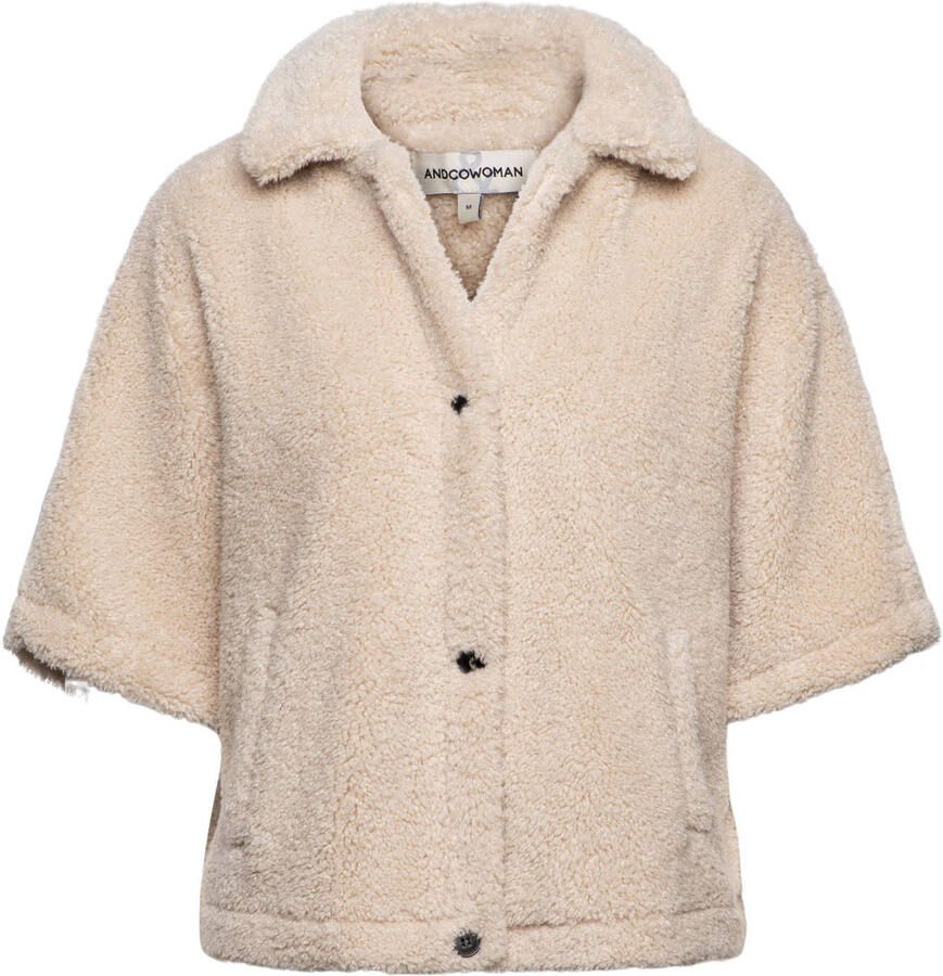 &Co Woman teddy jas ecru