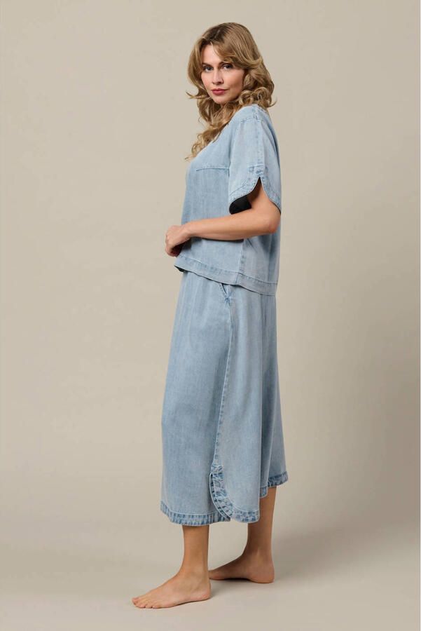 &Co Woman top lichtblauw - Foto 3
