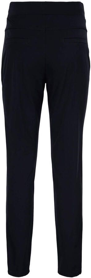 &Co Woman travelstof slim high waist casual broek zwart