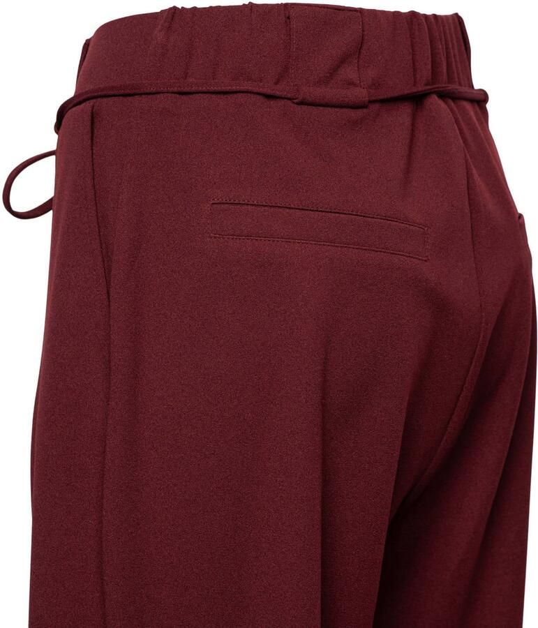 &Co Woman wide leg broek donkerrood - Foto 2