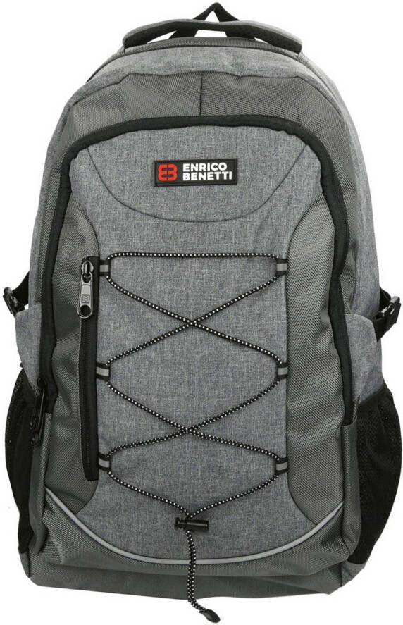 Enrico Benetti 15 inch rugzak Yellow Stone grijs