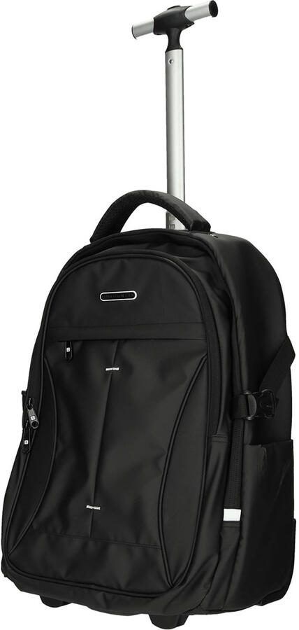 Enrico Benetti 17 inch laptop rugzak trolley zwart - Foto 3