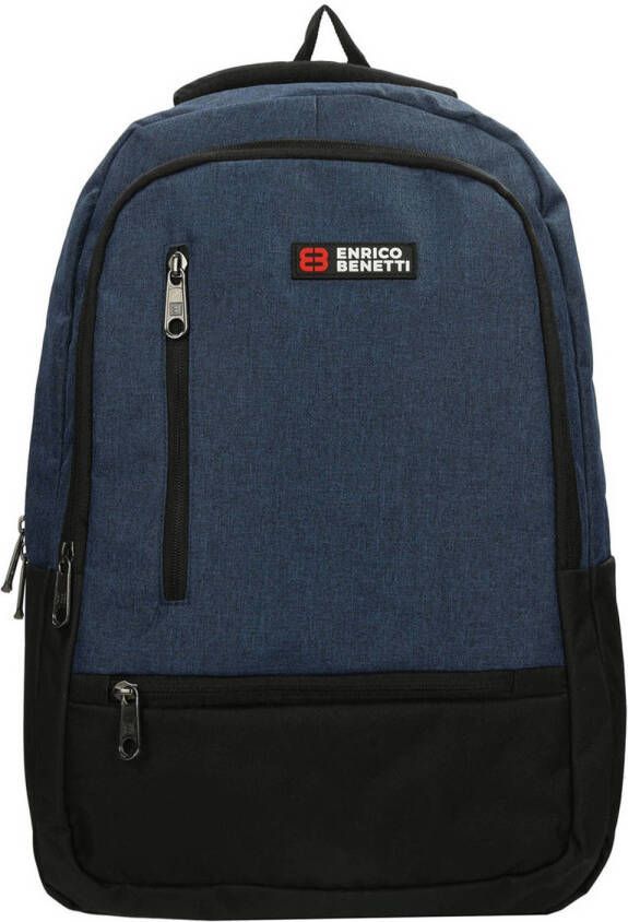 Enrico Benetti rugzak Hamburg 15 inch blue
