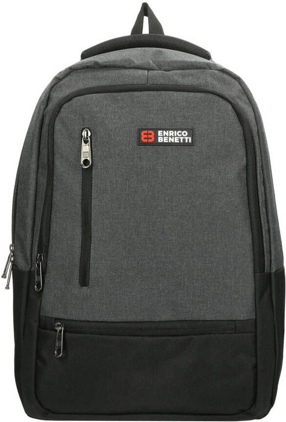 Enrico Benetti rugzak Hamburg 15 inch grey