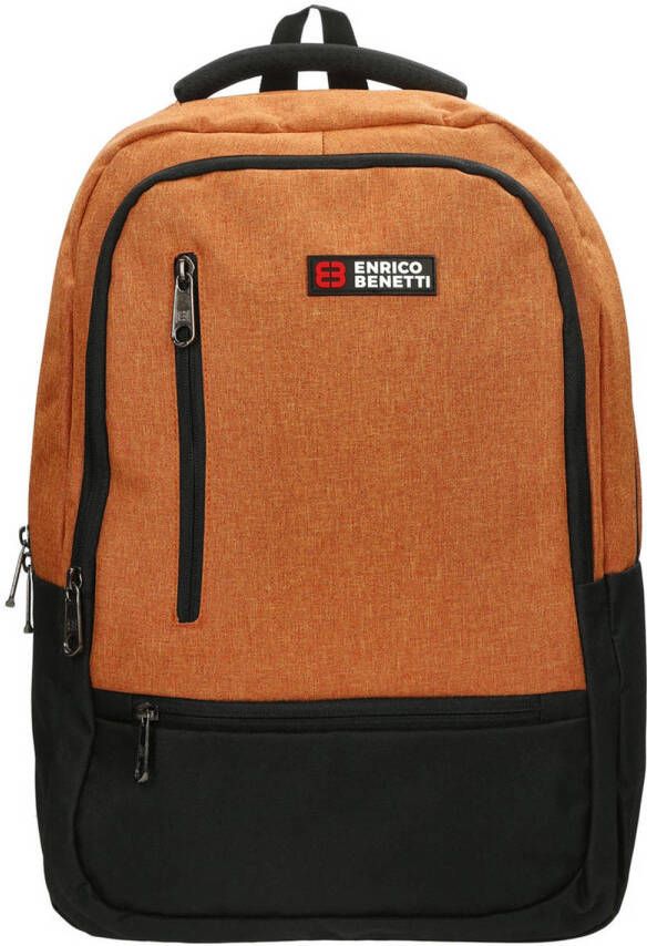 Enrico Benetti rugzak Hamburg 15 inch rust