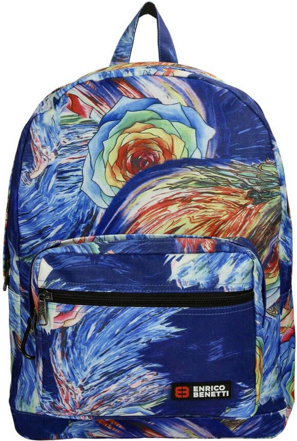 Enrico Benetti rugzak Phantasy Island blauw