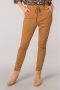 ES&SY tapered fit broek van travelstof camel - Thumbnail 1