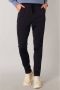 ES&SY tapered fit broek van travelstof donkerblauw - Thumbnail 1