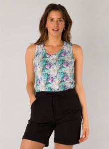 ES&SY top lila turquoise wit