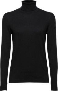 ESPRIT edc Women fijngebreide trui met biologisch katoen zwart
