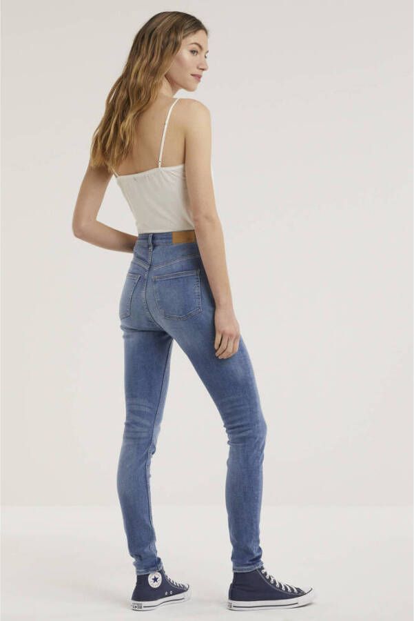 Edc by Esprit Skinny fit jeans in authentieke wassing met destroyed effecten