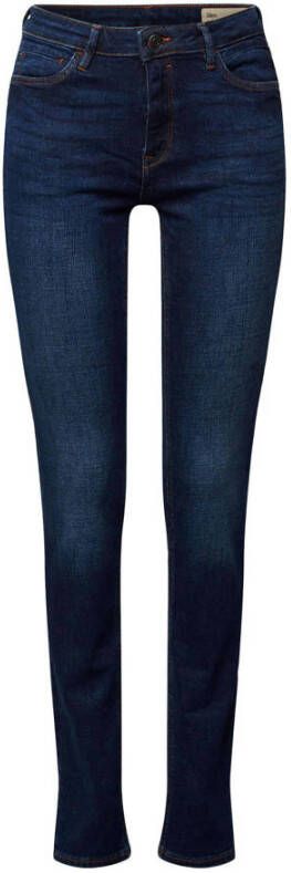 Esprit Slim fit jeans met medium-rise-wash-effect