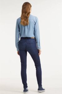 ESPRIT edc Women skinny jeans met biologisch katoen donkerblauw